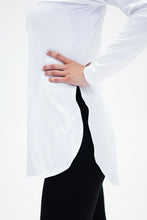 Last inn bildet i Galleri-visningsprogrammet, HVIT NINYAS LONG SPLIT -High Collar
