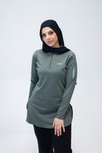 Last inn bildet i Galleri-visningsprogrammet, OLIVENGRØNN NINYAS ALL LONG - Half ZIP
